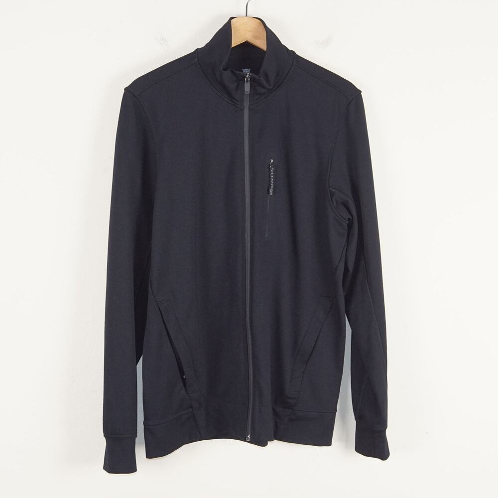 Mack Weldon Black Full Zip Atlas Athletic Jacket Mens Sz S